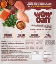 WOWCAN BAJA EN PROTEINA (RENAL)
